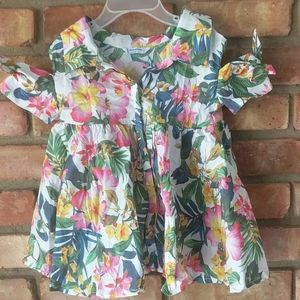 Girls Floral Mayoral Blouse
